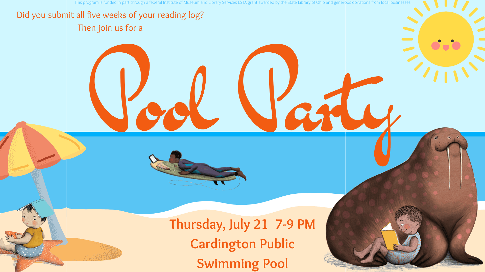 2022 Summer Reading Pool Party